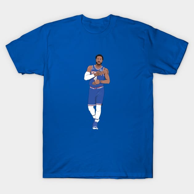 Derrick Rose Knicks T-Shirt by xavierjfong